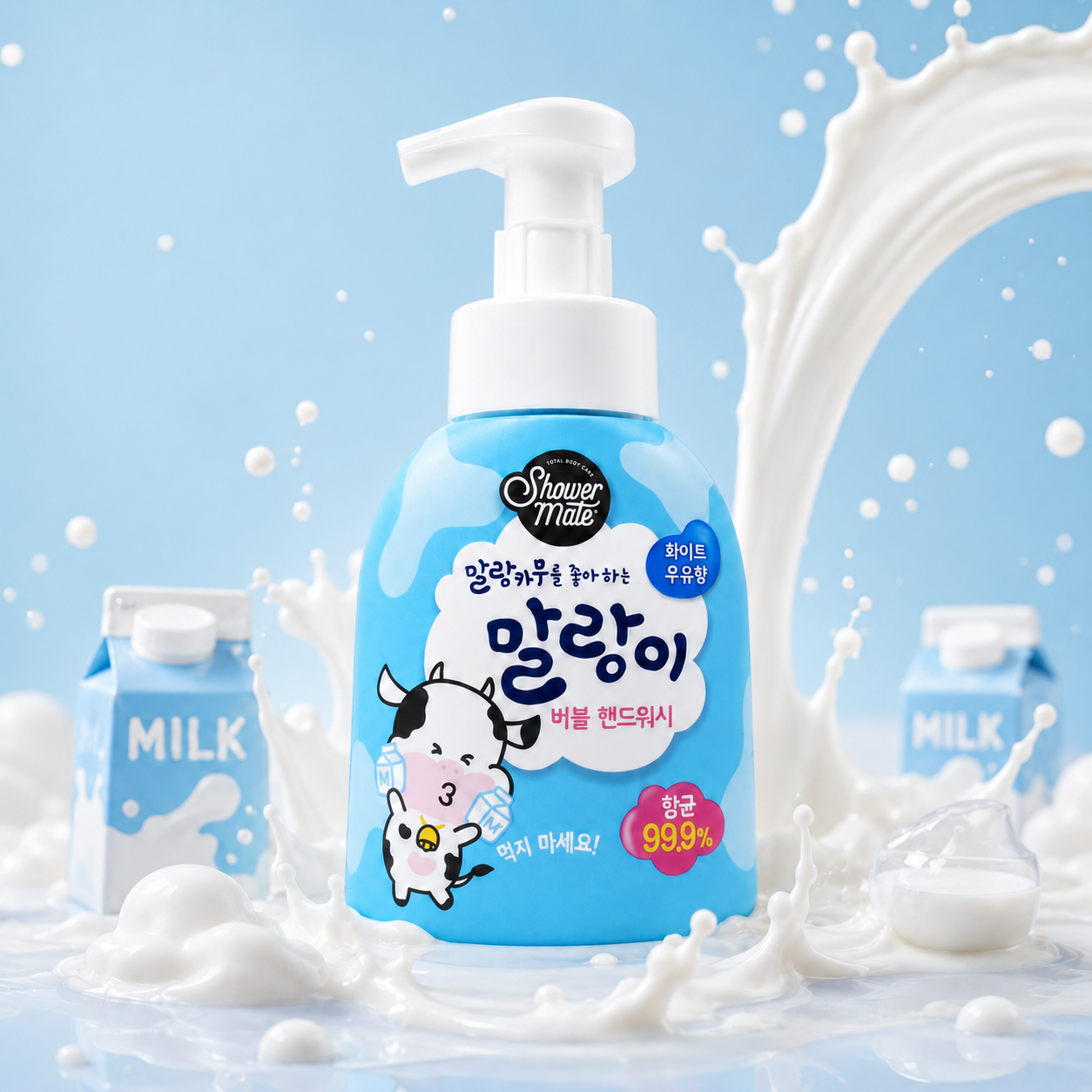 Showermate Malang Hand Wash (White Milk)