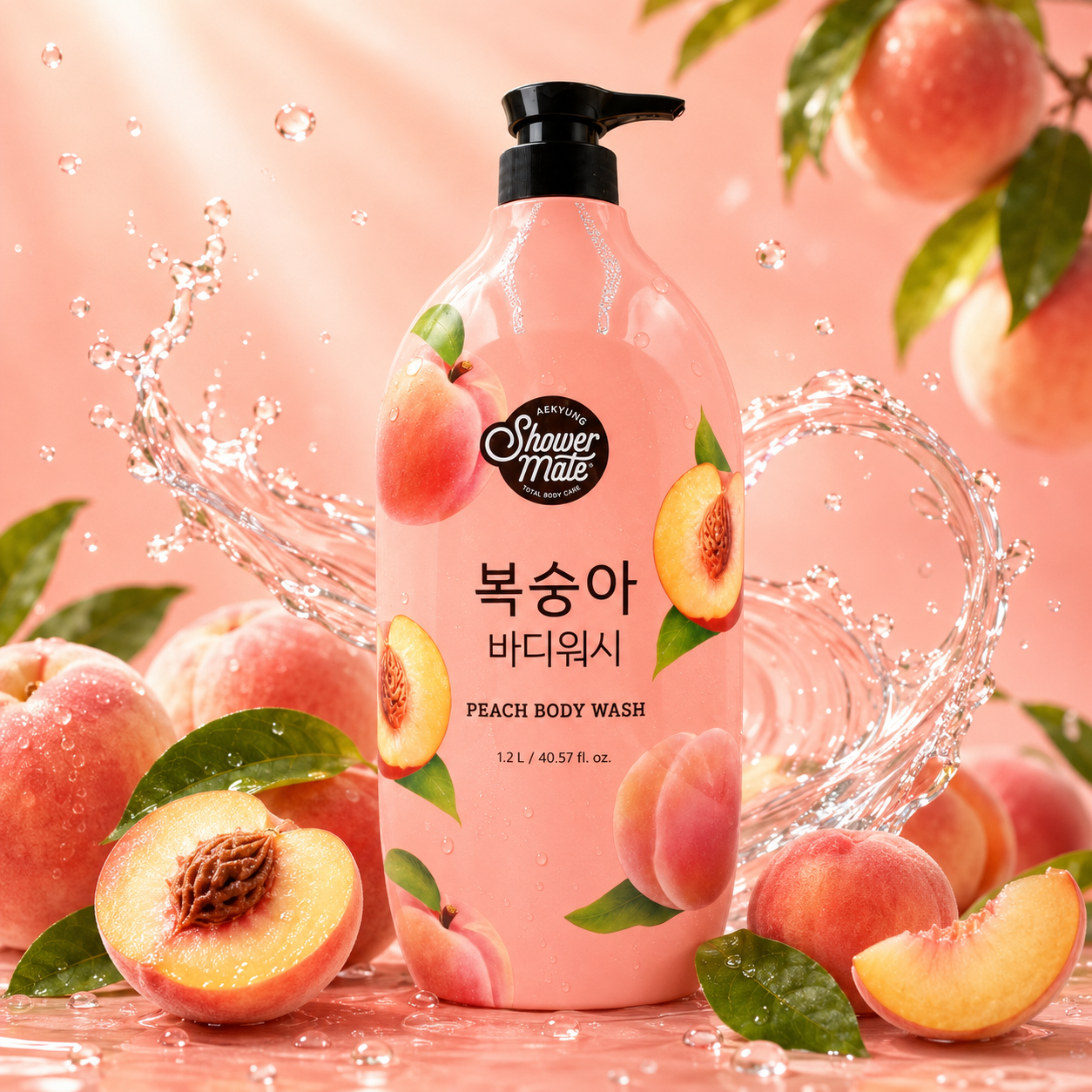 Showermate Peach Body Wash