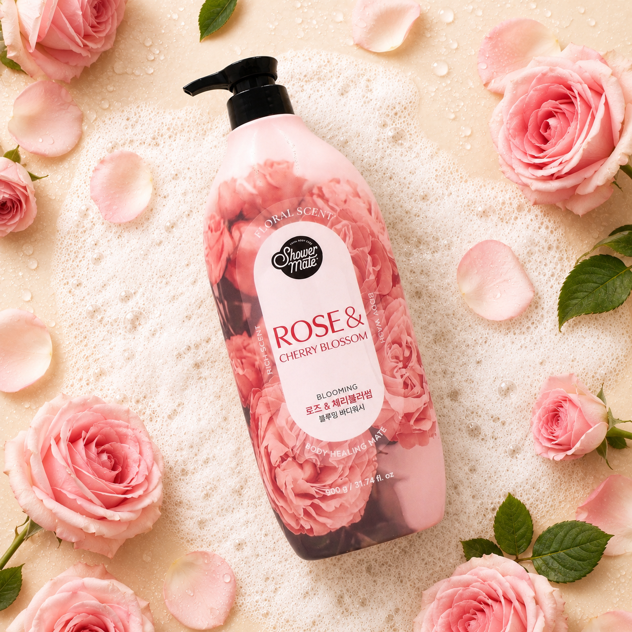Showermate Rose & Cherry Blossom Body Wash