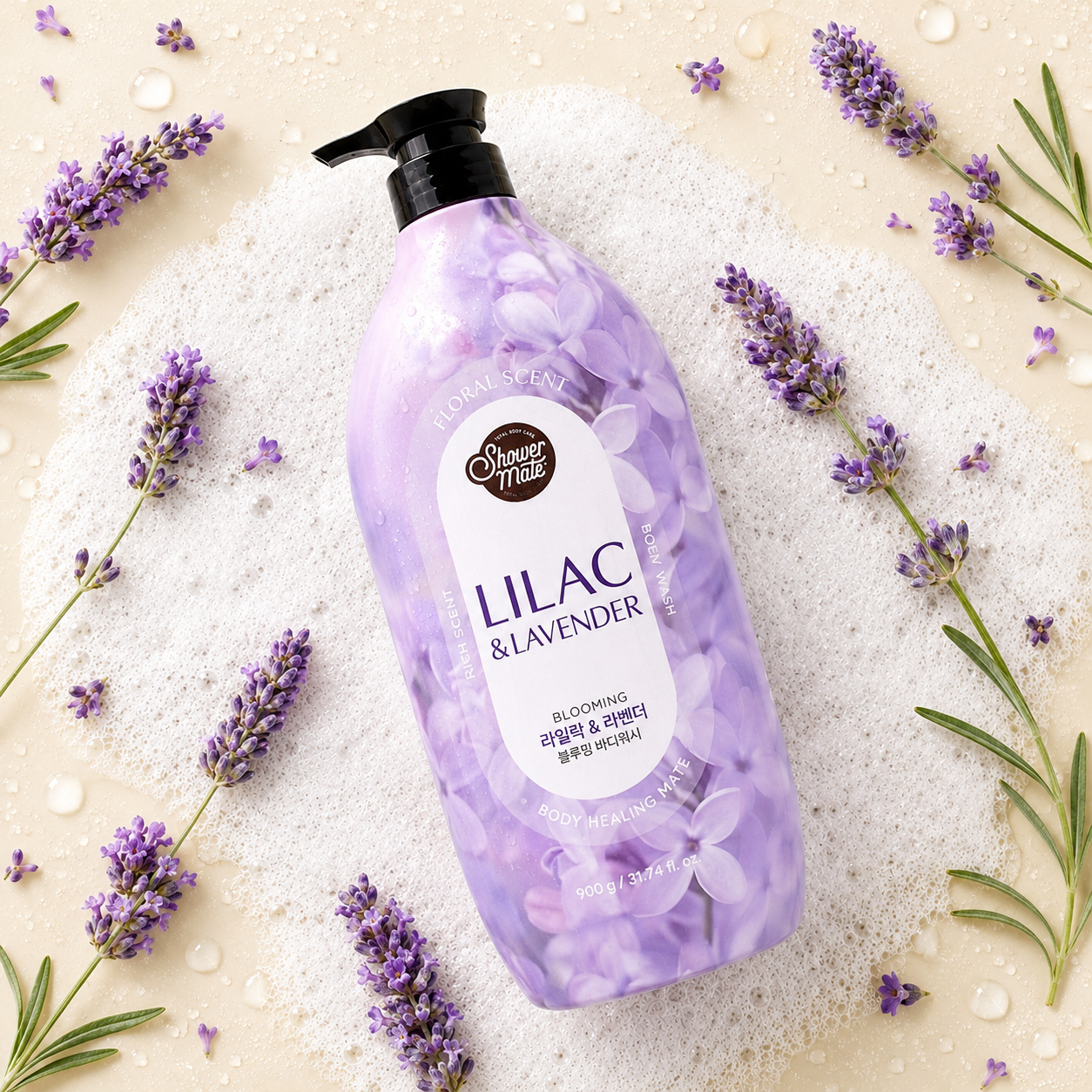Showermate Lilac & Lavender Body Wash