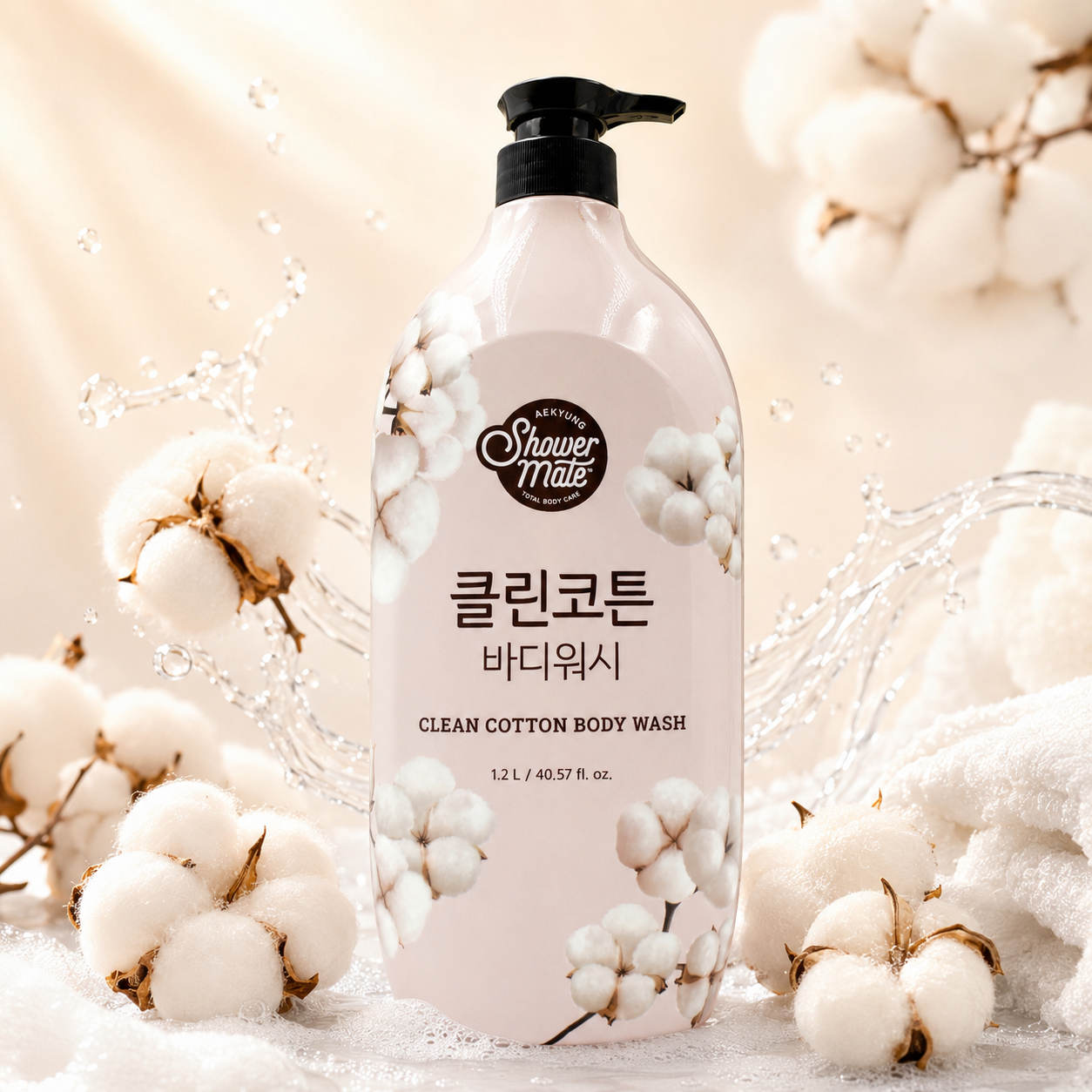 Showermate Clean Cotton Body Wash