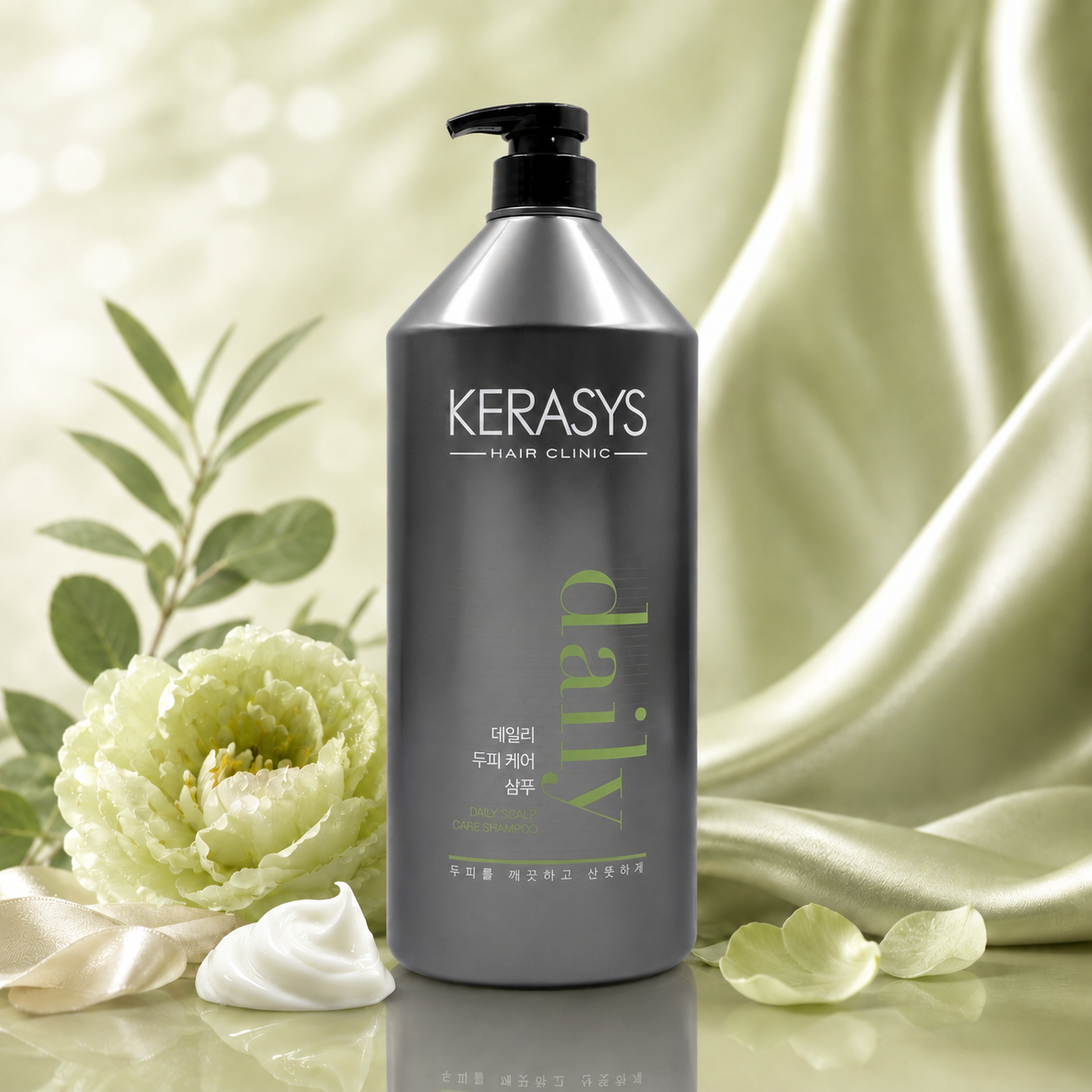 KeraSys Hair Clinic Daily Scalp Care Shampoo 1500ml Korean scalp care shampoo that gently cleanses, removes impurities and helps maintain a healthy, refreshed scalp.