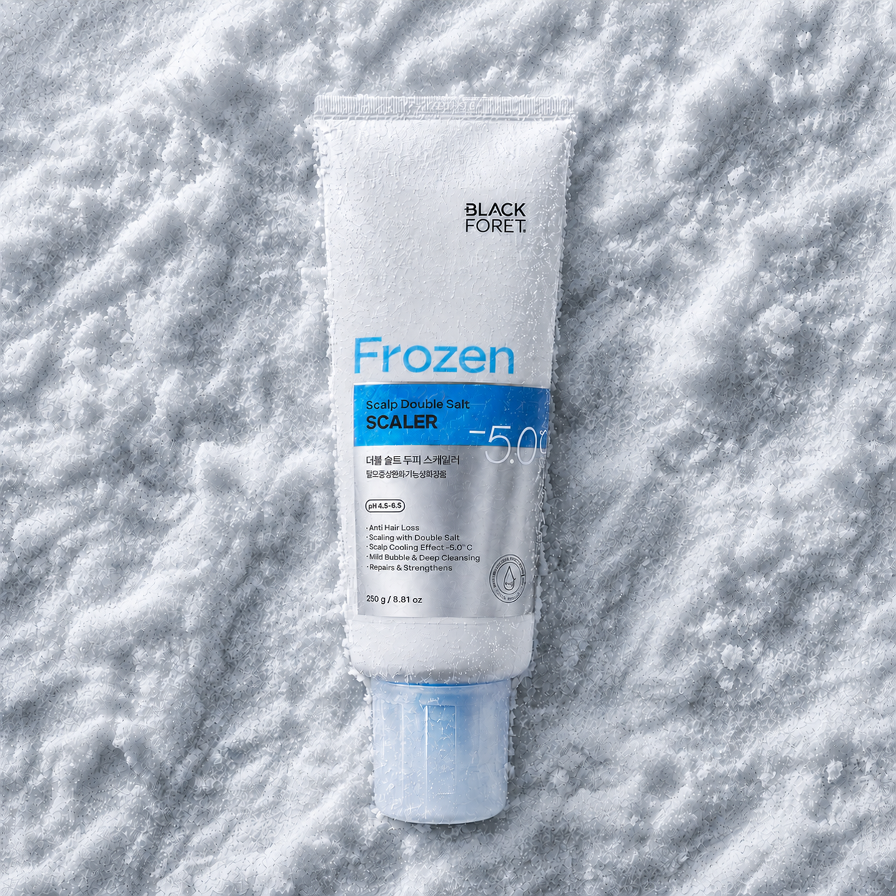 Black Foret Frozen Scalp Double Salt Scaler