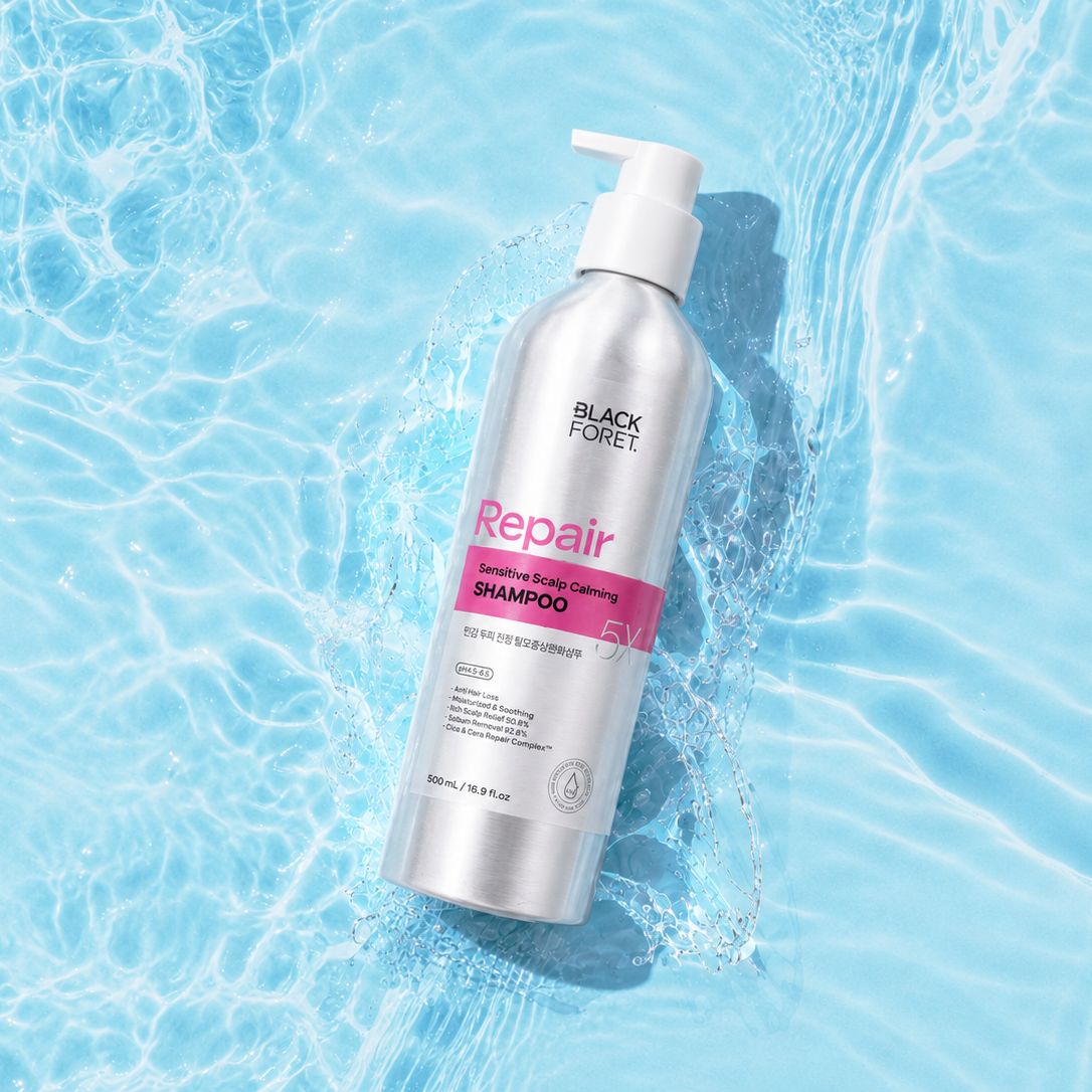 Black Foret Repair Sensitive Scalp Calming Shampoo