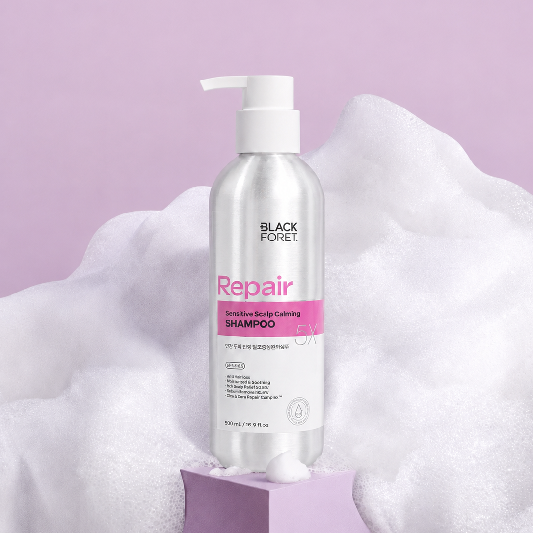Black Foret Repair Sensitive Scalp Calming Shampoo