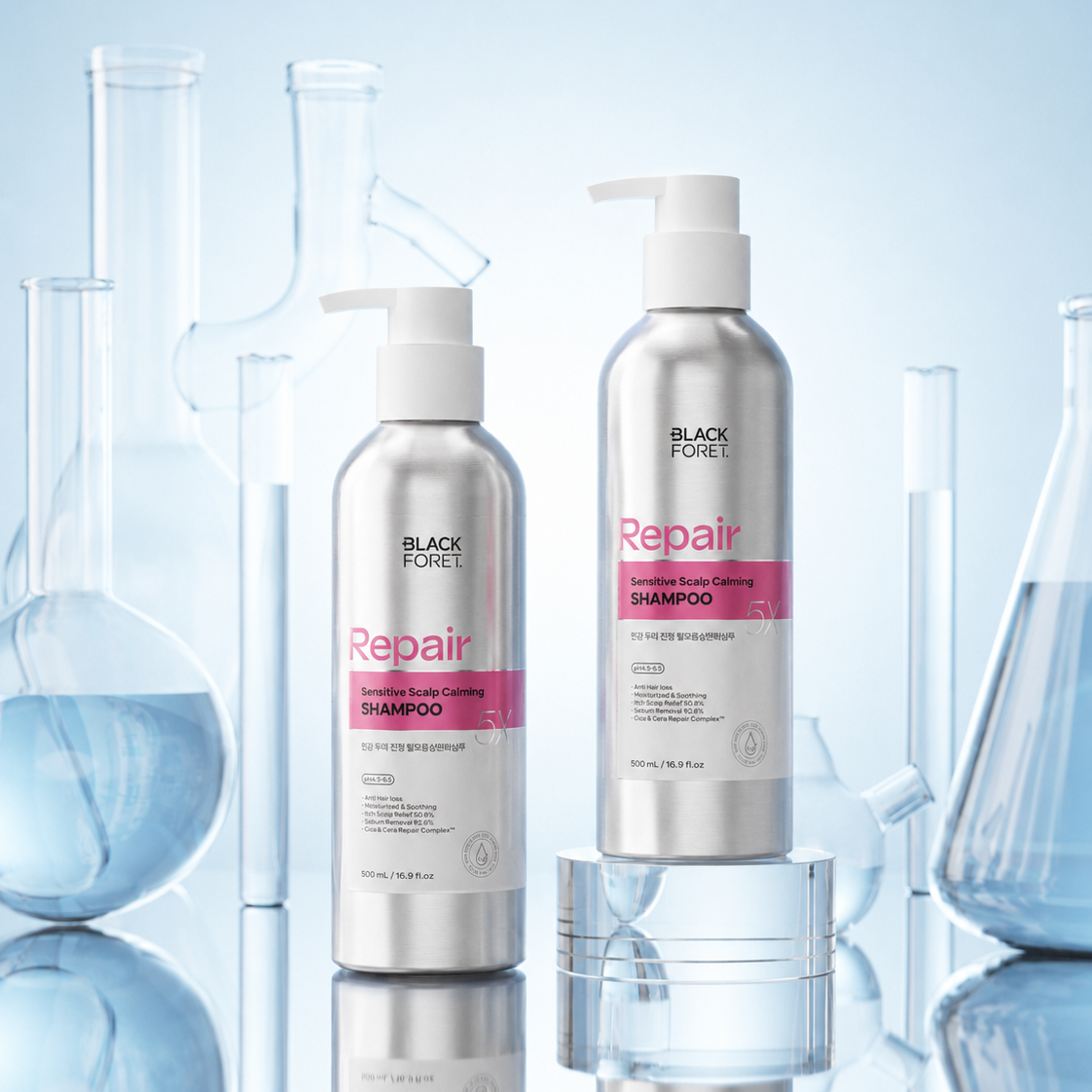 Black Foret Repair Sensitive Scalp Calming Shampoo