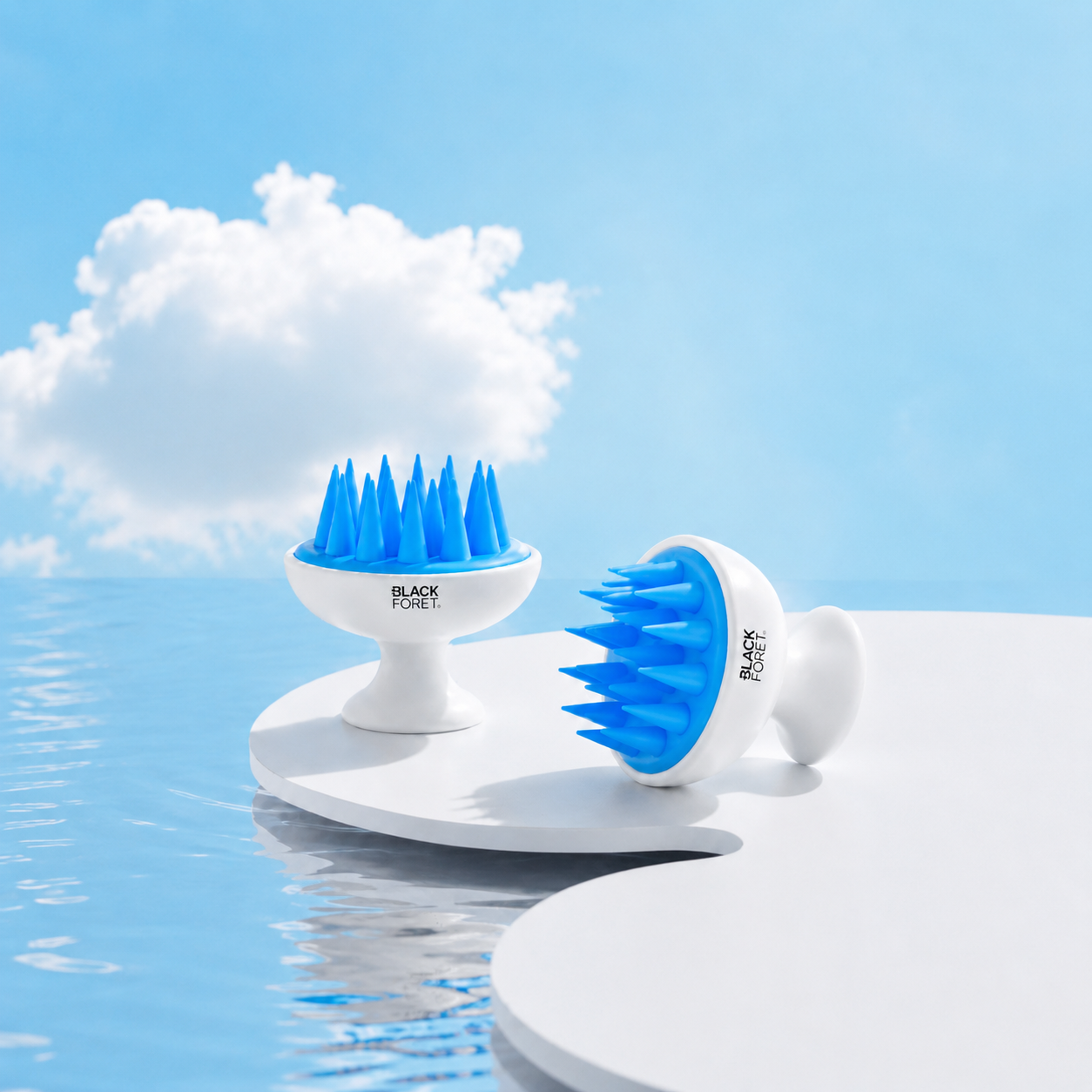 Black Foret Scalp Massage Shampoo Brush