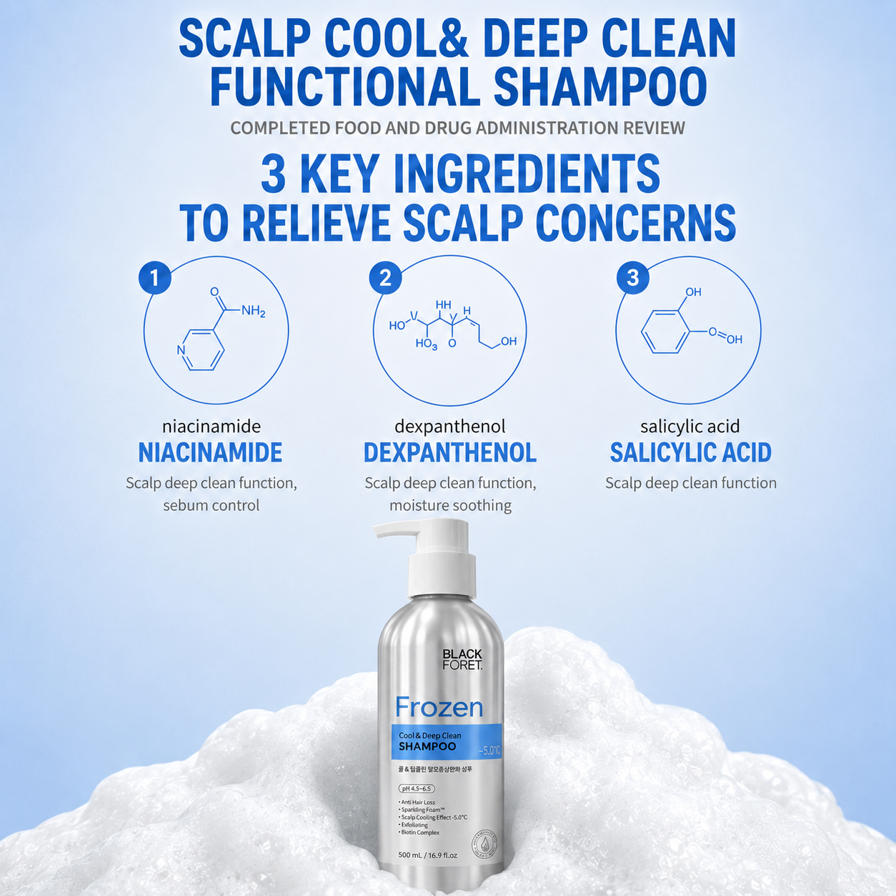 Black Foret Cool & Deep Clean Shampoo