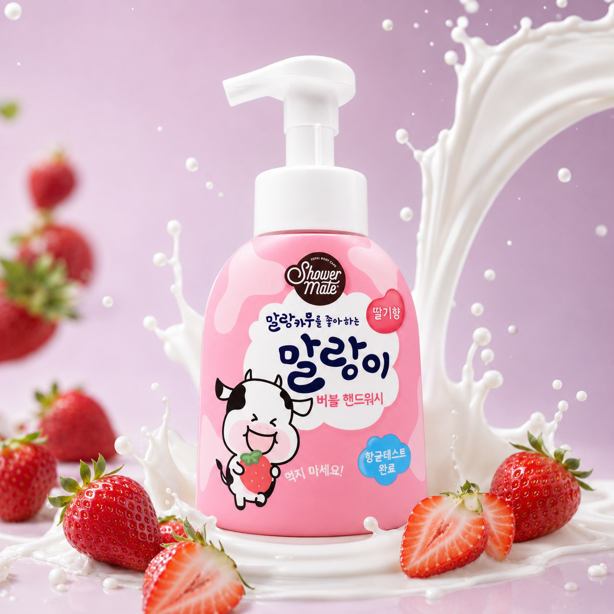 Showermate Malang Hand Wash (Strawberry Milk)