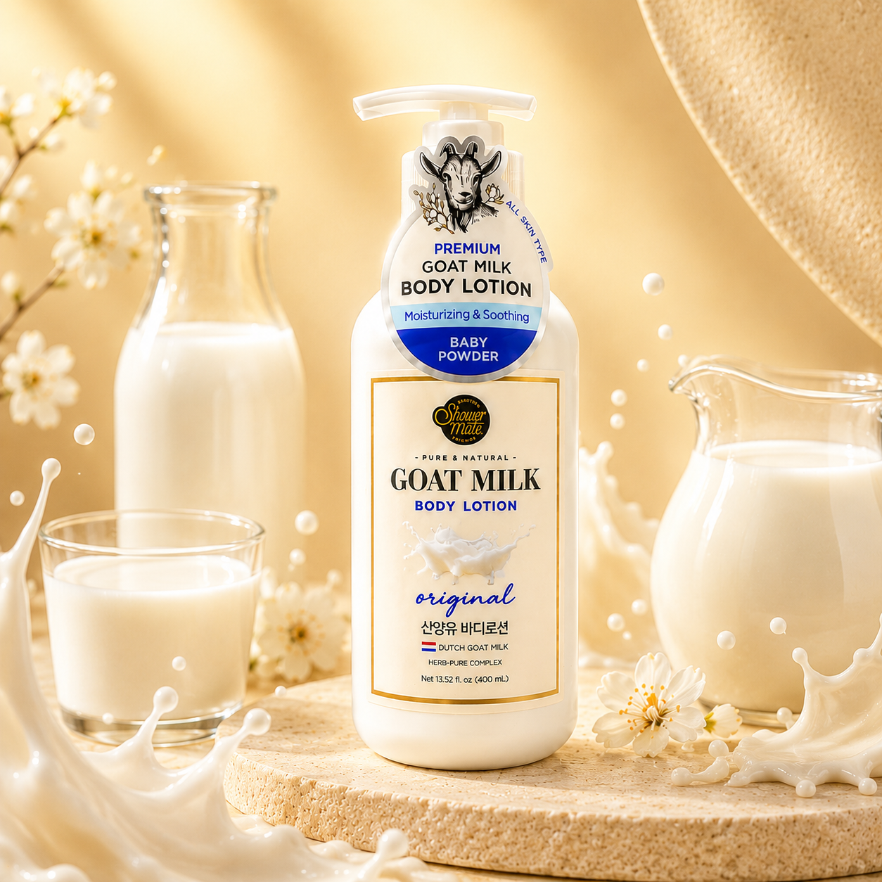 Showermate Goat Milk Original Body Lotion