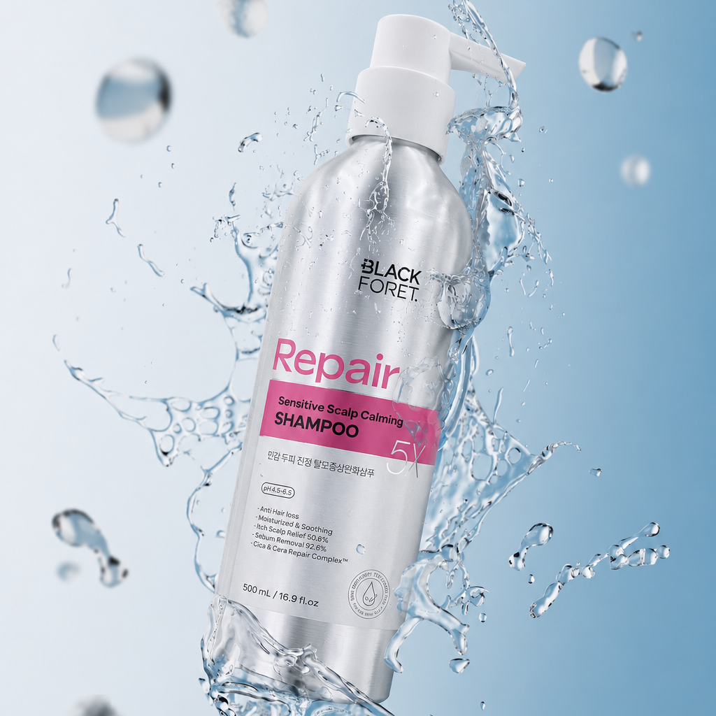 Black Foret Repair Sensitive Scalp Calming Shampoo