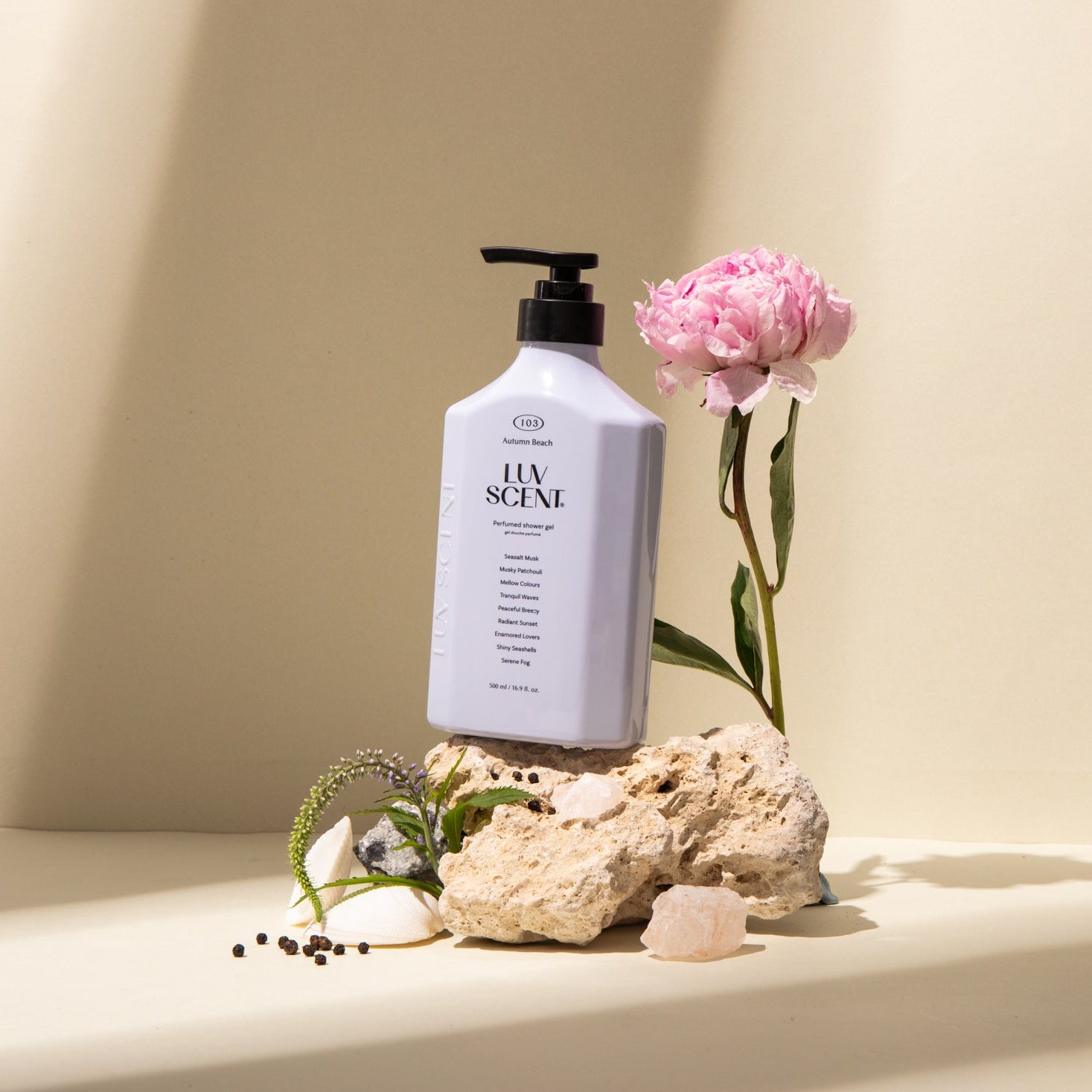 LUV SCENT Sea Salt Musk Perfumed Shower Gel