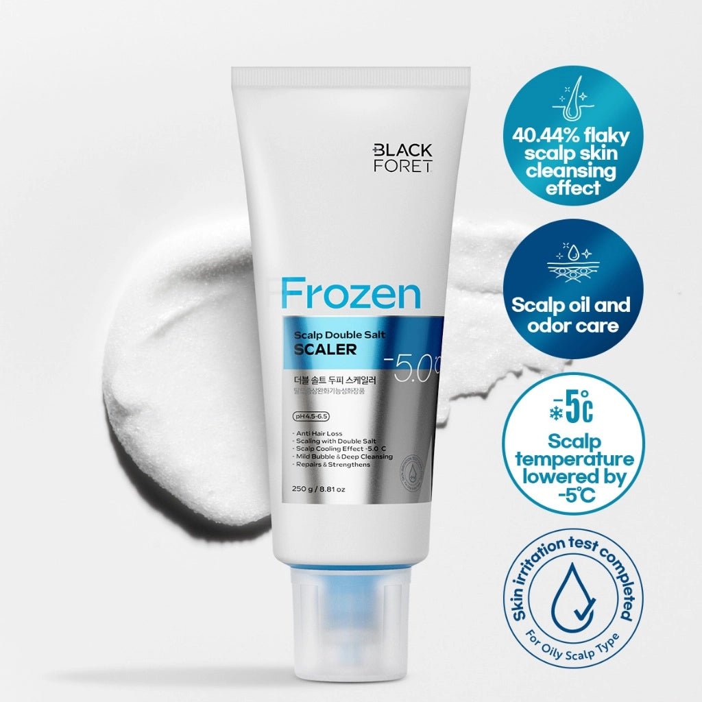 Black Foret Frozen Scalp Double Salt Scaler
