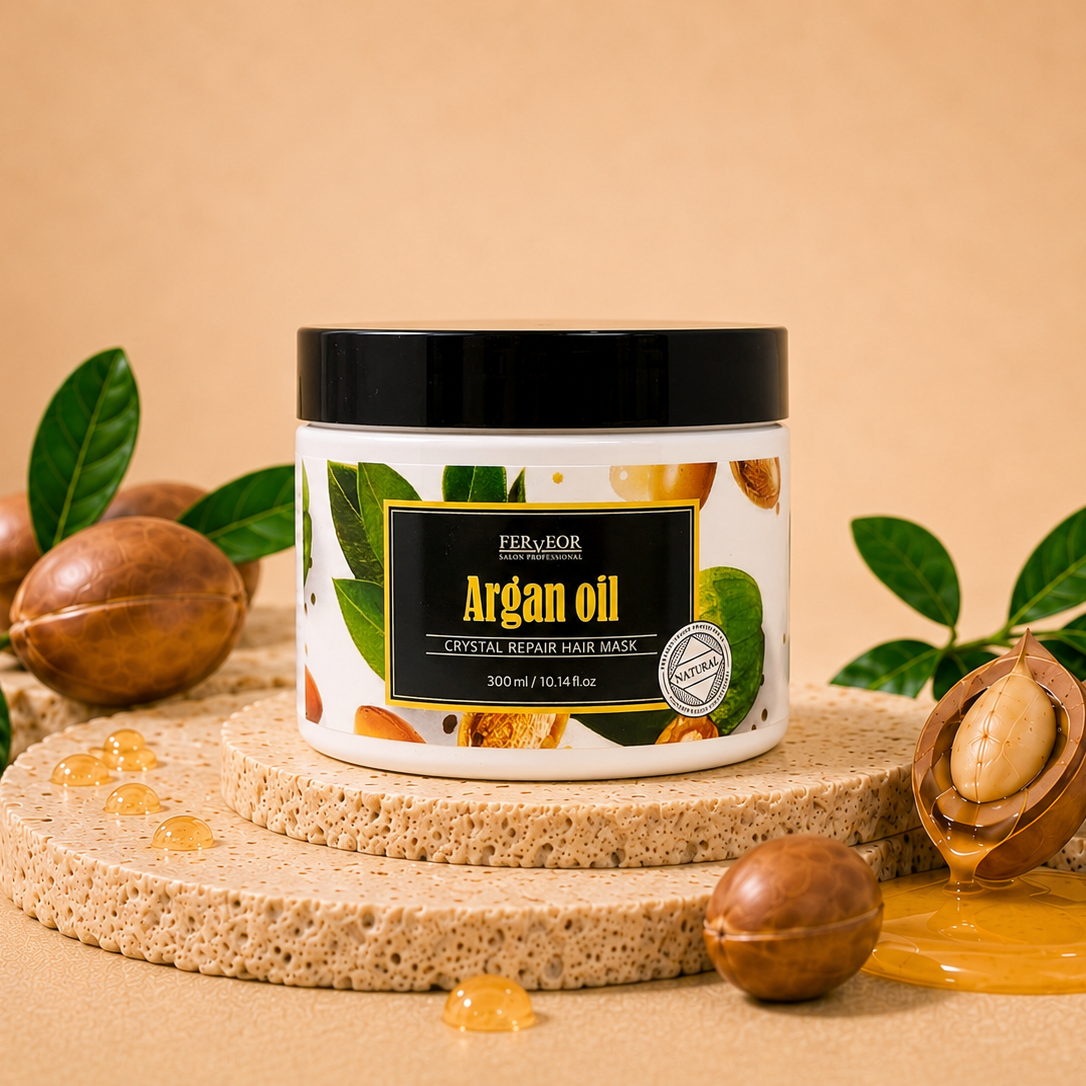 Ferveor Argan Oil Crystal Repair Hair Mask