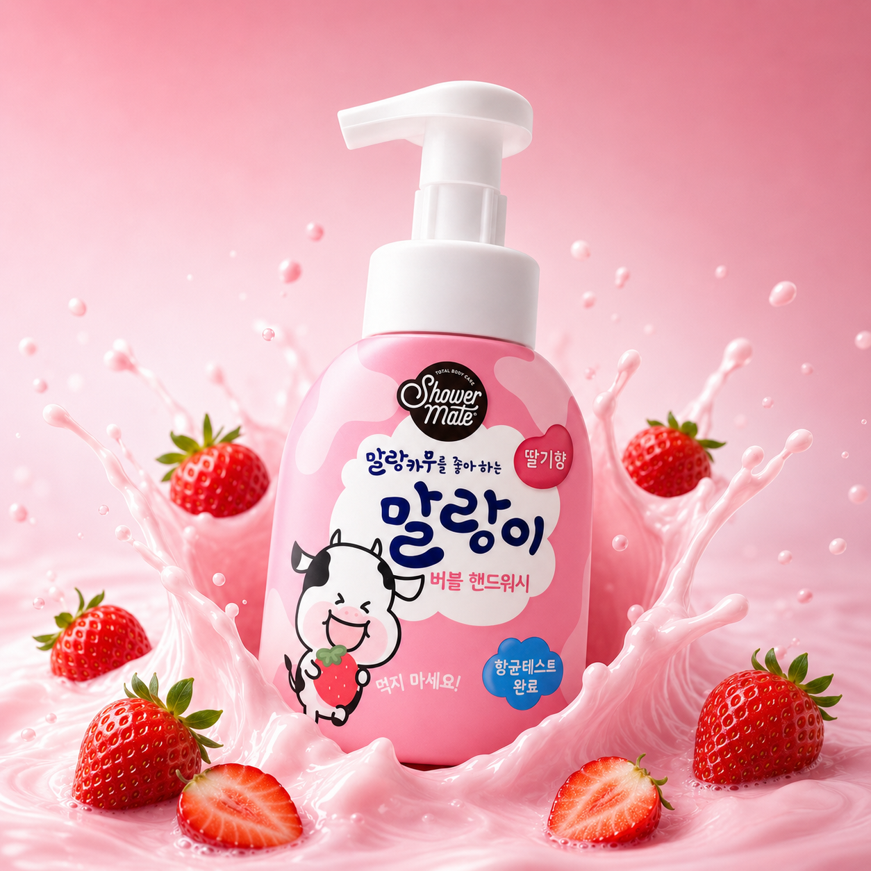 Showermate Malang Hand Wash (Strawberry Milk)
