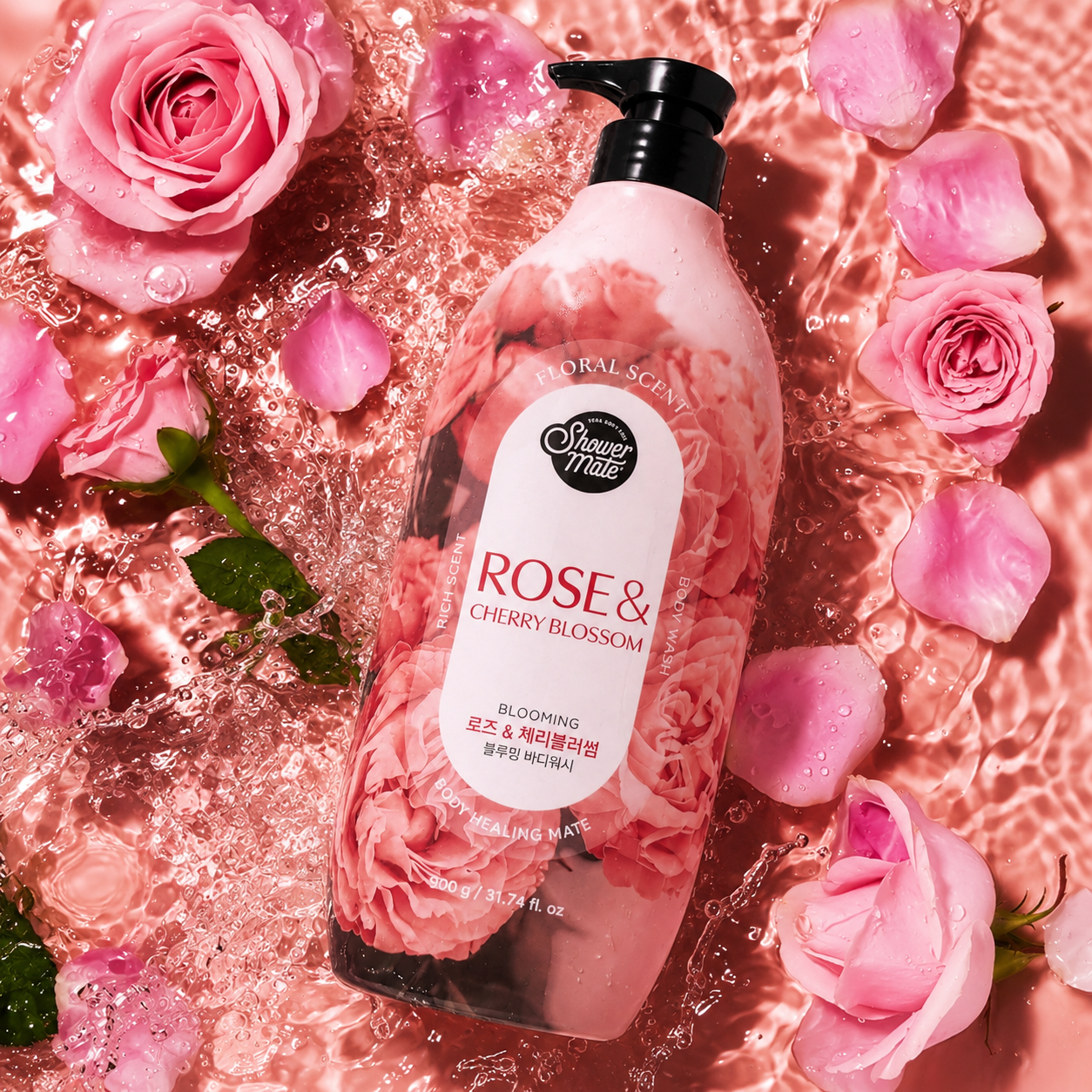 Showermate Rose & Cherry Blossom Body Wash