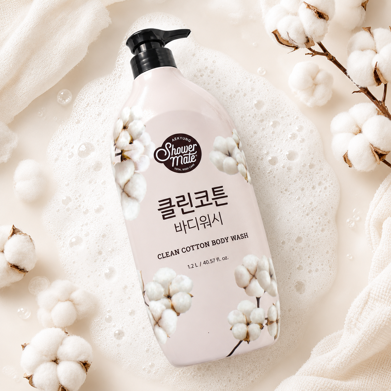 Showermate Clean Cotton Body Wash