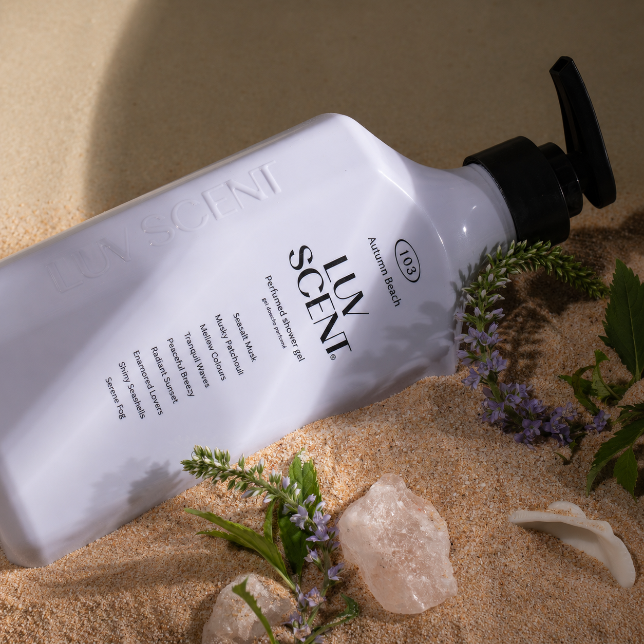 LUV SCENT Sea Salt Musk Perfumed Shower Gel