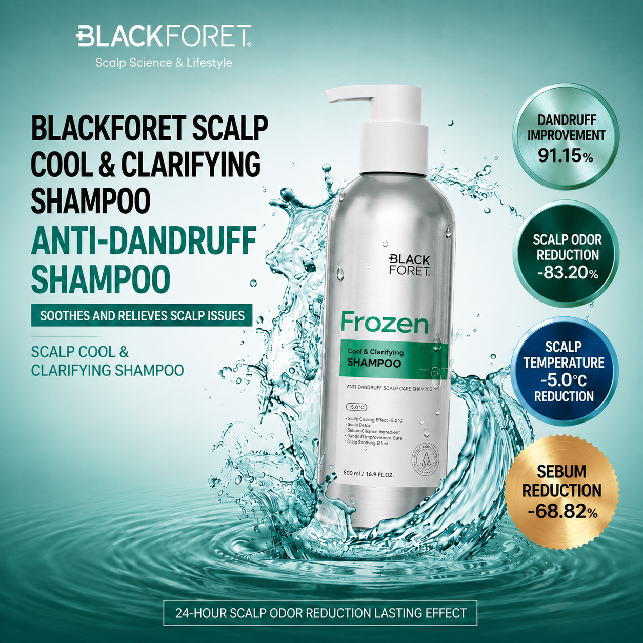 Black Foret Cool & Clarifying Shampoo
