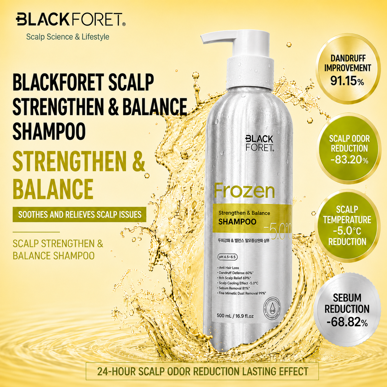Black Foret Strengthen & Balance Shampoo