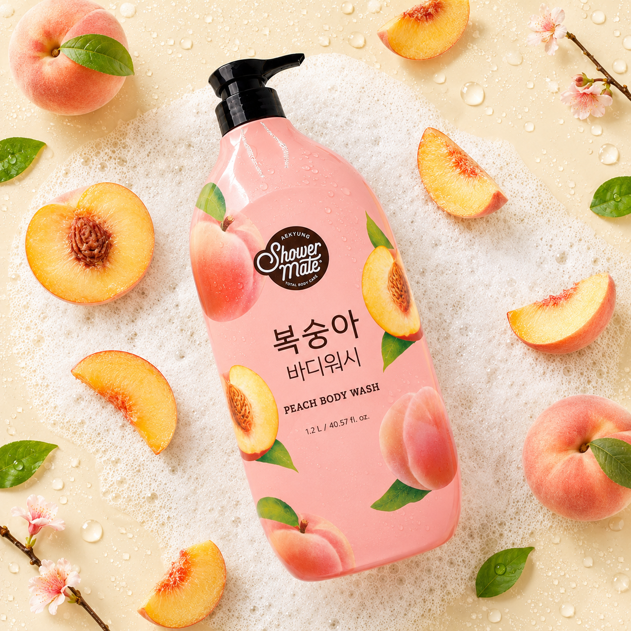 Showermate Peach Body Wash