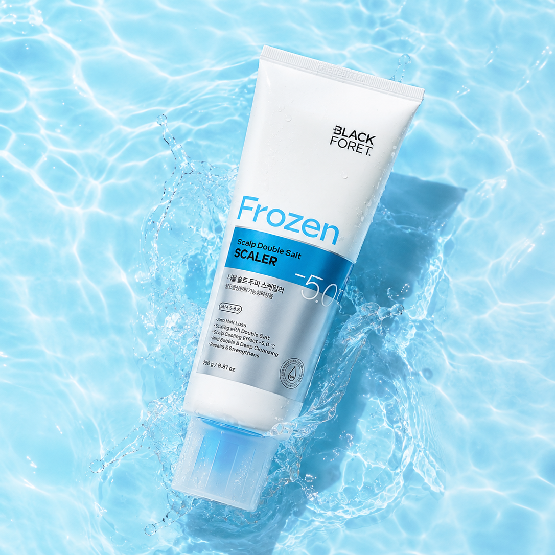 Black Foret Frozen Scalp Double Salt Scaler