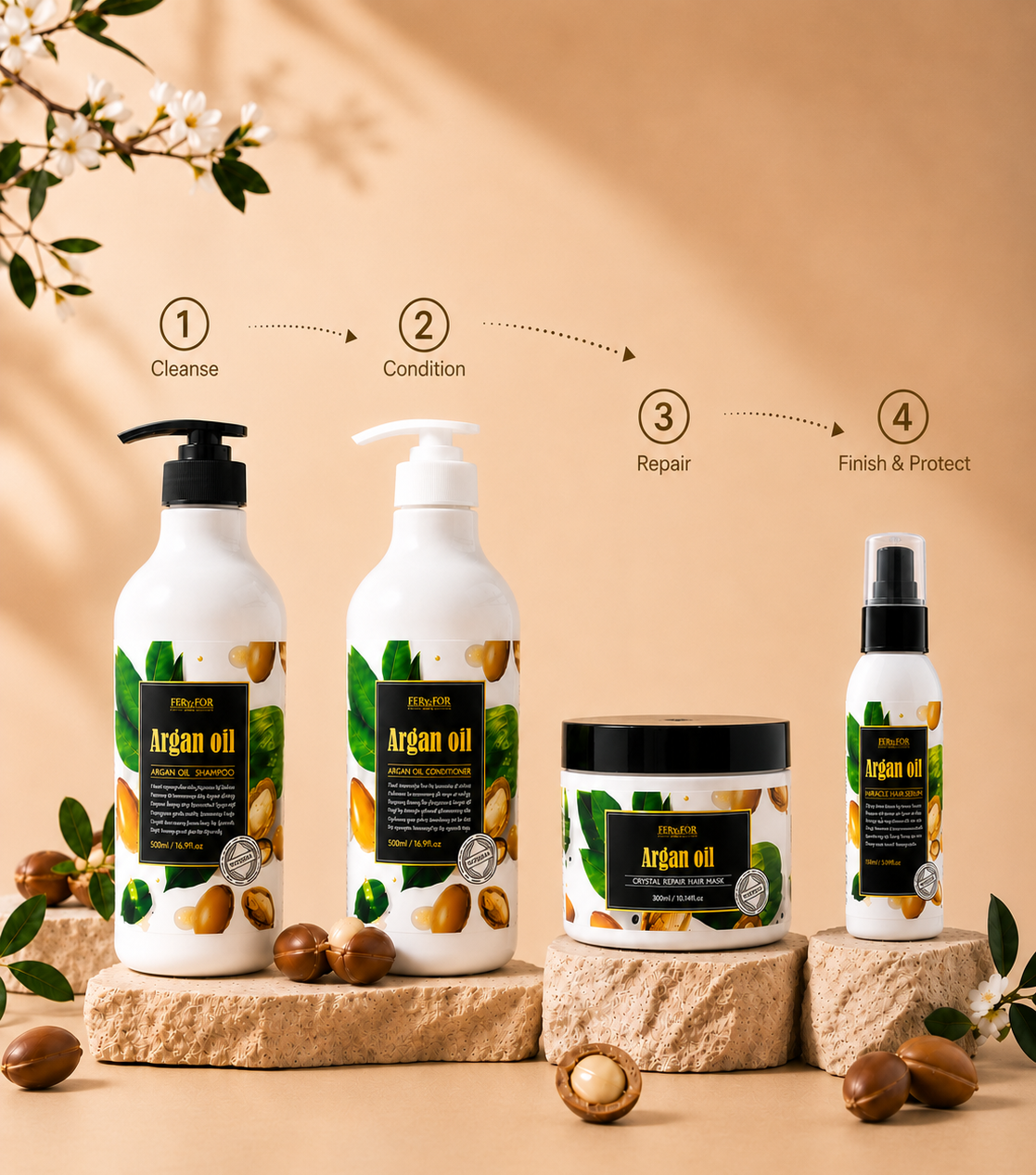 Ferveor Argan Oil Miracle Hair Serum