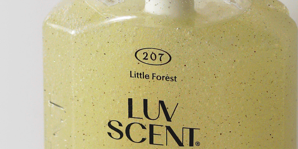 LUV SCENT Little Forest Mimosa Perfumed Scrub Wash
