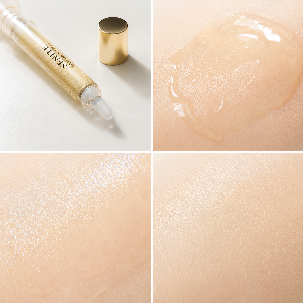 Coreana Senite Golden Cell Repair Ampoule Set Texture